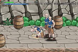 Pretty princess fucks soldiers in ailice hentai game