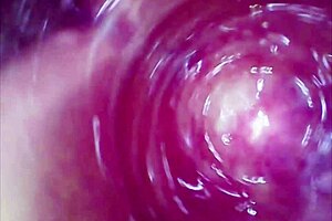 real pussy orgazm with cum inside, sperms in juice