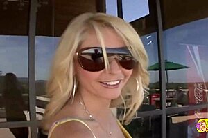 sweet blonde feels ecstatic finding a hot partner for passionate lesbian sex in heels