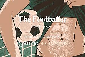 Journalist fucked hard by arrogant football star in locker room!