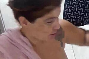 After shower filming, I offered my ass to four guys