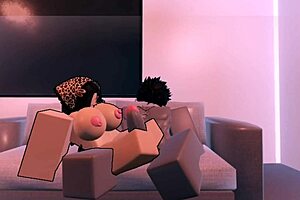 Oh My God, Fucking This Busty Latina Girl With Her Big Tits And Ass In Roblox Condo!
