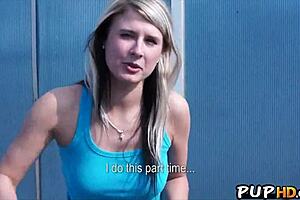 hot teen 18+ interacts in public setting with tracy anderson 1