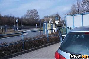 hot teen 18+ interacts in public setting with tracy anderson 1