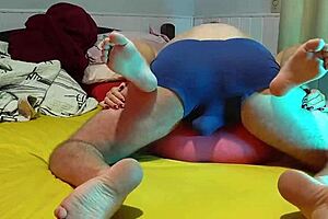 She wore super tight leggings for dry humping and riding until he came in his pants.