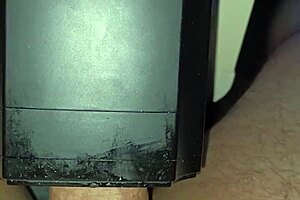 Stranger Performs Cumshot on Lovense Solace Toy