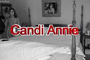 Pretty Brunette Backstage With Husband In Exhibitionist Swingers Scene