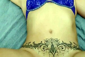 Cuckold watches wife fuck another man at home