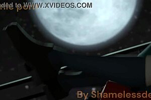 Toga and Deku share a kiss in the scene