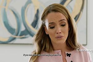 Stepmom Disciplines Potty-Mouth Stepdaughter with Face Sitting - Pristine Edge Natalie Brooks