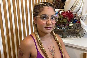 Young Brazilian Girl Ditches Small Dick Boyfriend For Hard Fucking In Cuckold House.