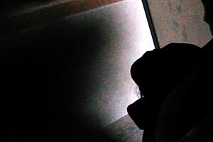 I spy on her in the toilet for some voyeur fun.