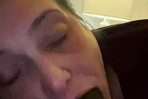 Mom's mouth feels amazing sucking my monster cock with deepthroat and ball licking!