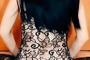 skinny wife with husband's friend in anal fun 😏