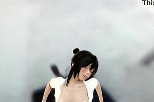 Intense Banging Skinny Teen 18+ with Two Cocks