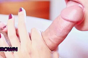 She Gives Me A Close Up Blowjob