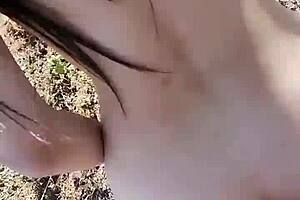 Horny stepniece stops for quick fuck