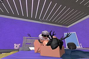 Rich slut bends over for doggystyle pounding