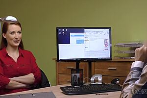 Isabella fucks for big loan!