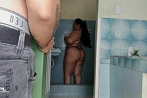 I enjoy a bath while my stepbrother watches