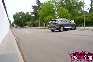 Lucy de janeiro fucks young 18+ dudes in public missionary with monster cock