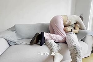 Wife Gets Sweaty With Personal Trainer In Gym