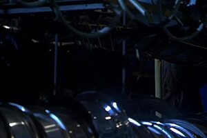 Avy Scott Bent Over for Mechanic's Cum on Pussy