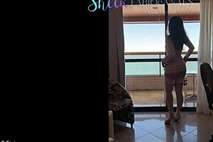 Curvy milf wife flaunts her body in lingerie