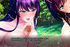 Nureru Kotou Shizuku & Mio 06 Titty Fuck!