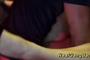 german babes with big tits dive into their first gangbang party, what a wild orgy blowbang assfucking double penetration swingers group.