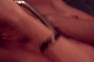 Relaxing masturbation session after a refreshing shower