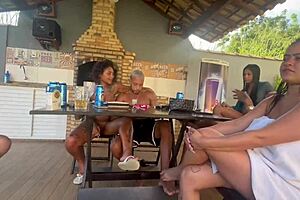 Young Influencers Leaked In Pool Swap With Couple