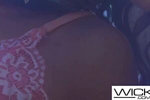 Hot Brunette Babes Eat Pussy And Get Fucked