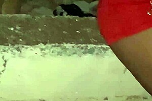 Found Brazilian Woman Arguing Outdoors And She Revealed Her Sexy Ass