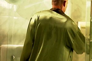 i enjoy shower sex with ginger lea, licking her big tits in stockings