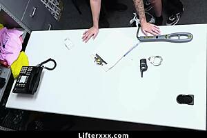 Hey, Bella Luna Got Strip Searched And Double Fucked By Guards At Work 😏