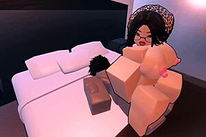 Oh My God, Fucking This Busty Latina Girl With Her Big Tits And Ass In Roblox Condo!