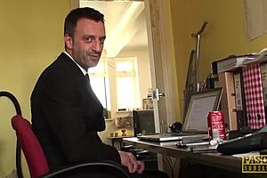 inked sub kimmie foxx gets anal fucked hardcore in bdsm session!