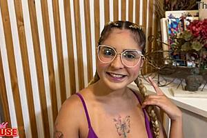 Young Brazilian Girl Ditches Small Dick Boyfriend For Hard Fucking In Cuckold House.