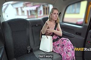 Beautiful Blonde Fucks For Cash In Car