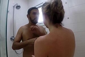 Taking a relaxing bath with friends