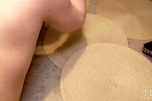 girl next door shares homemade blowjob before long separation