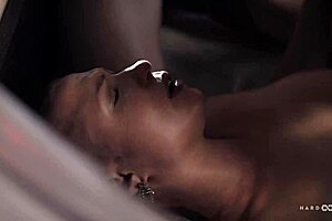 hardwerk gang bangs blonde in car with double penetration and deepthroat