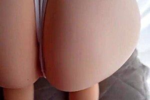 Girl Gets Fucked With White Panties Pulled To Side, Juicy Pussy And Big Ass