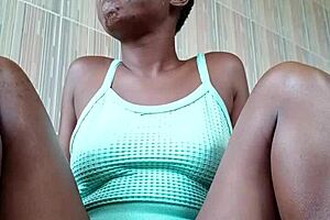 introducing crazybitch, the ebony squirter who feels intense pleasure