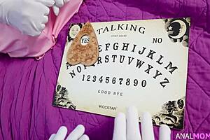 this milf really loves anal sex on halloween night