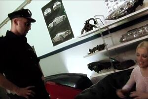 two hot blondes with big tits fuck two cosplaying guys with big dicks in group scene