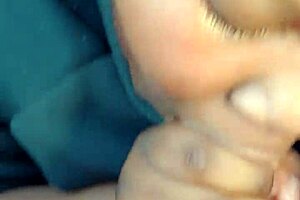 18 Year Old African Engaged Slut Swallows Cum in Driveway While Fiance Waits Inside