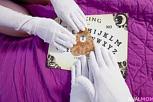 this milf really loves anal sex on halloween night