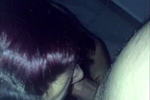 Amateur Nora Milf Choked and Licked in Red Lingerie by Neighbor's Big Cock